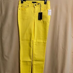 Needle & Cloth Yellow Skinny Jeans NWT Size 4